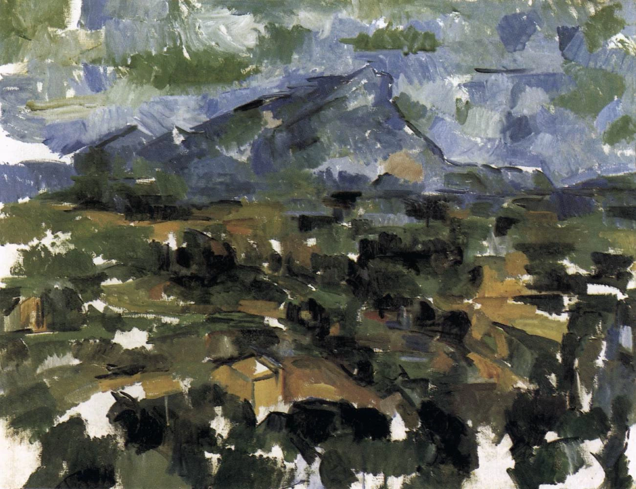 Mont Sainte - Victoire visto da Les Lauves, 1904, Kunsthaus, Zurich